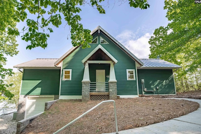 1724 Gold Nugget Pt, Prosperity, SC 29127 - view of front of home with metal roof