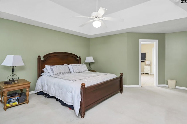 304 Oakhurst Pl, Blythewood, SC 29016 - carpeted bedroom featuring ceiling fan and baseboards