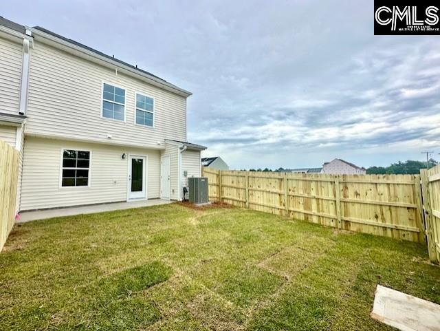 2022 Skyline Rd, Columbia, SC 29229 - back of property with central air condition unit