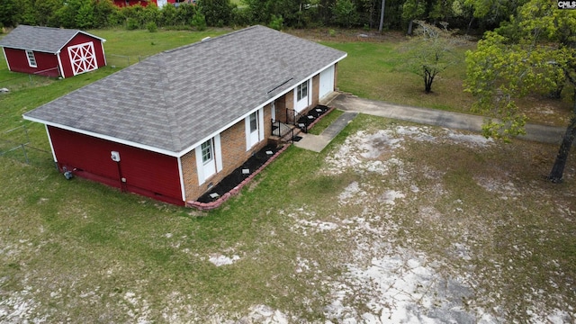 drone / aerial view