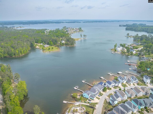 126 Sunset Bay Ln, Lexington, SC 29072 - bird's eye view featuring a water view