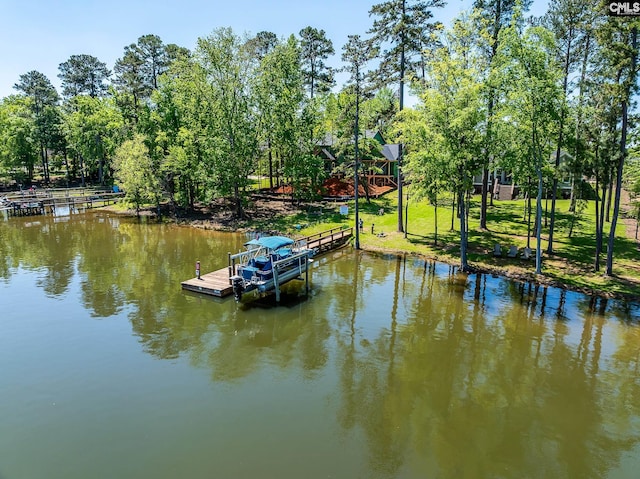 1168 Peninsula Dr, Prosperity, SC 29127 - dock area with a water view