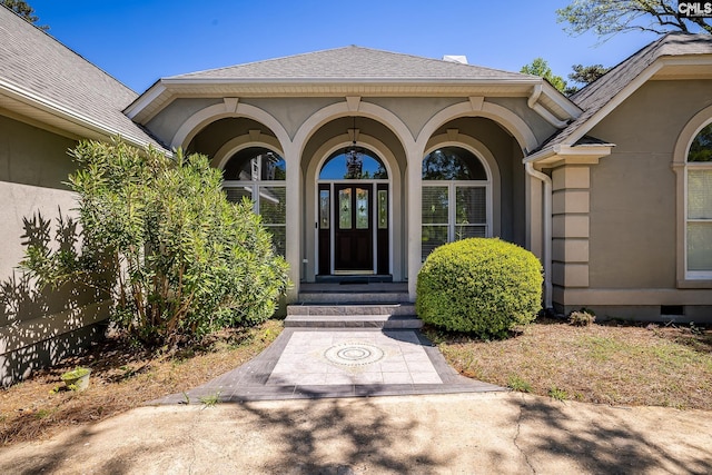 1168 Peninsula Dr, Prosperity, SC 29127 - doorway to property featuring a shingled roof