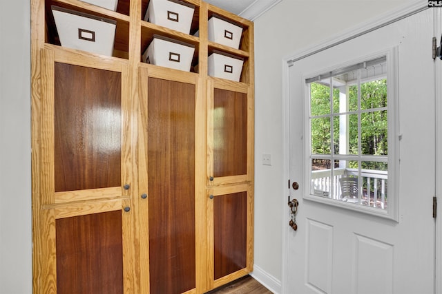 107 Turkey Ridge Ln, Lugoff, SC 29078 - entryway featuring wood finished floors