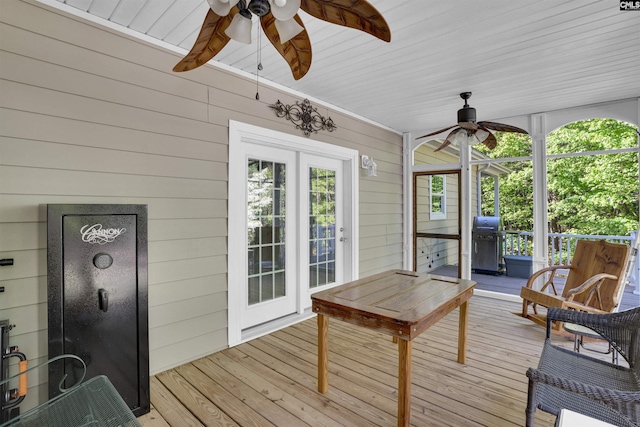107 Turkey Ridge Ln, Lugoff, SC 29078 - sunroom / solarium with ceiling fan