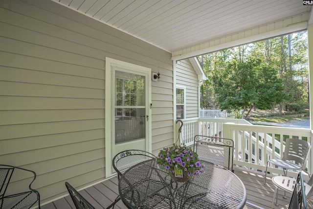 107 Turkey Ridge Ln, Lugoff, SC 29078 - deck with outdoor dining area