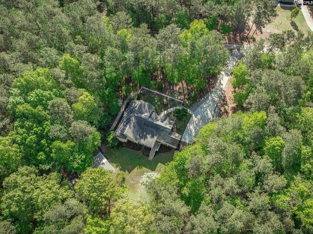 107 Turkey Ridge Ln, Lugoff, SC 29078 - aerial view featuring a view of trees