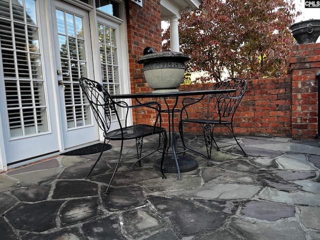 411 Turkey Point Cir, Columbia, SC 29223 - balcony featuring outdoor dining space and a patio