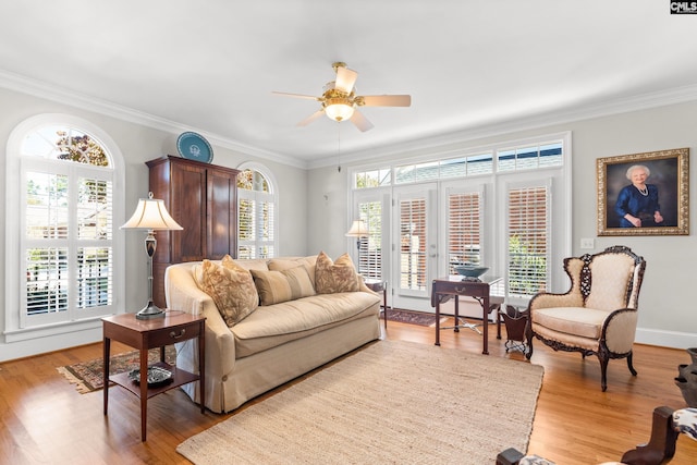 411 Turkey Point Cir, Columbia, SC 29223 - living area featuring ceiling fan, a healthy amount of sunlight, and light wood finished floors