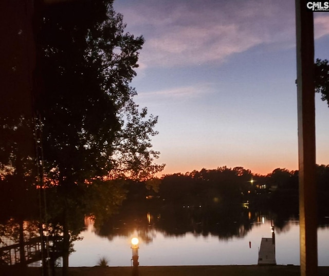 property view of water