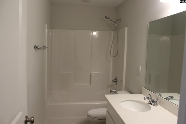 518 Cricket Chirp Ln, Elgin, SC 29045 - bathroom featuring toilet, vanity, and tub / shower combination
