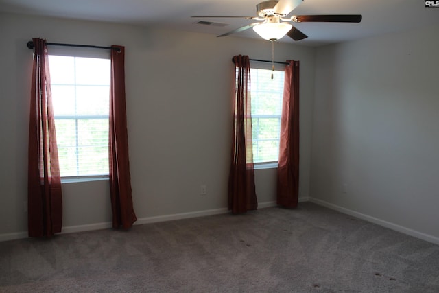 518 Cricket Chirp Ln, Elgin, SC 29045 - carpeted empty room with a ceiling fan and baseboards