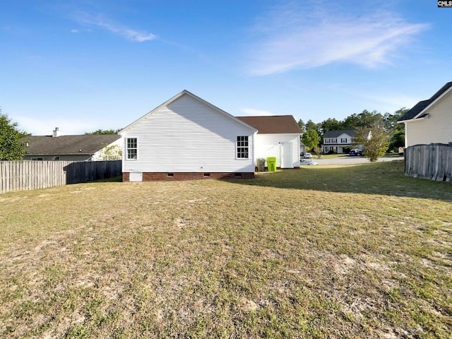 14 Long Glen Ct, Columbia, SC 29229 - view of home's exterior featuring fence, crawl space, and a lawn