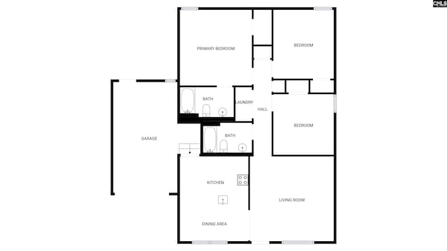 14 Long Glen Ct, Columbia, SC 29229 - floor plan