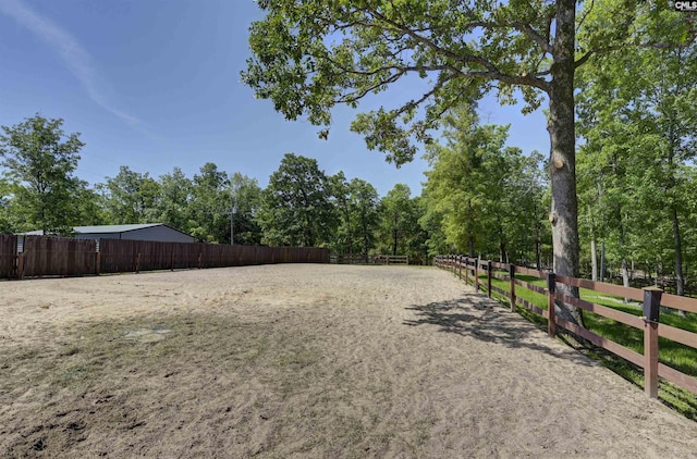 1305 Rock Island Rd, Gilbert, SC 29054 - view of yard featuring an enclosed area and fence
