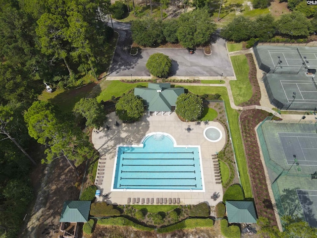 drone / aerial view