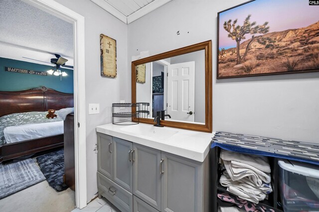 320 Brookshire Dr, Columbia, SC 29210 - bathroom featuring ensuite bath, a ceiling fan, and vanity
