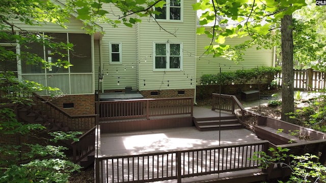 exterior space featuring stairway