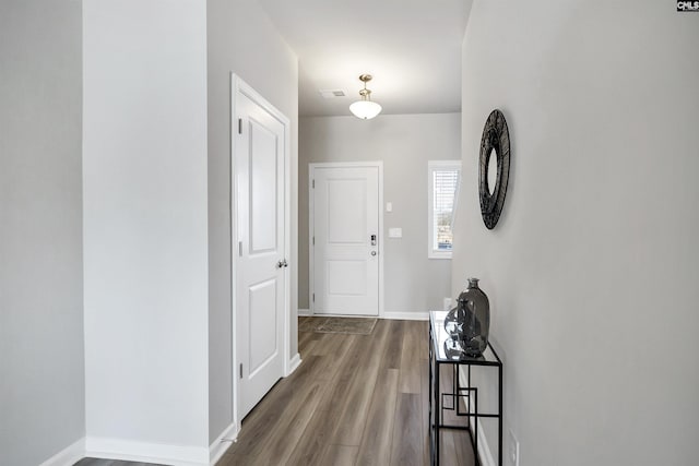 227 Carillo Dr, Columbia, SC 29223 - foyer entrance featuring wood finished floors, visible vents, and baseboards