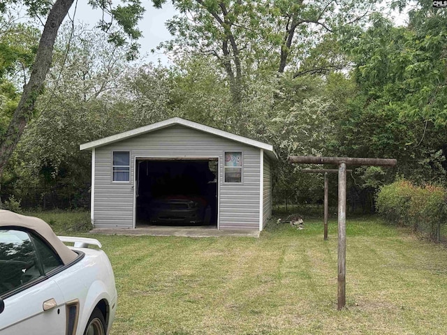 view of outbuilding with an outbuilding