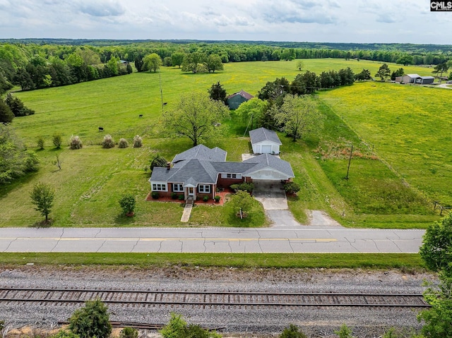 1742 Orrs Station Rd, Chester, SC 29706 - drone / aerial view featuring a rural view