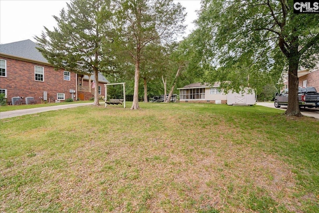 143 Indian Cove Rd, Chapin, SC 29036 - view of yard featuring central AC unit