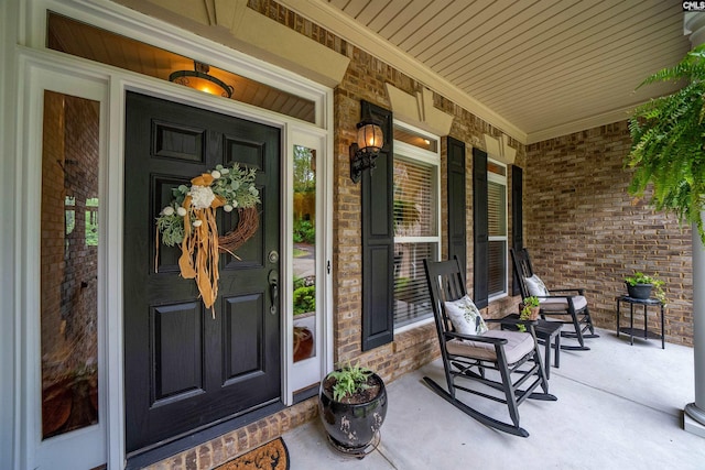 1437 Heins Rd, Blythewood, SC 29016 - entrance to property with covered porch and brick siding