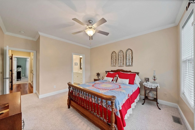 1437 Heins Rd, Blythewood, SC 29016 - bedroom with multiple windows, visible vents, baseboards, and carpet floors