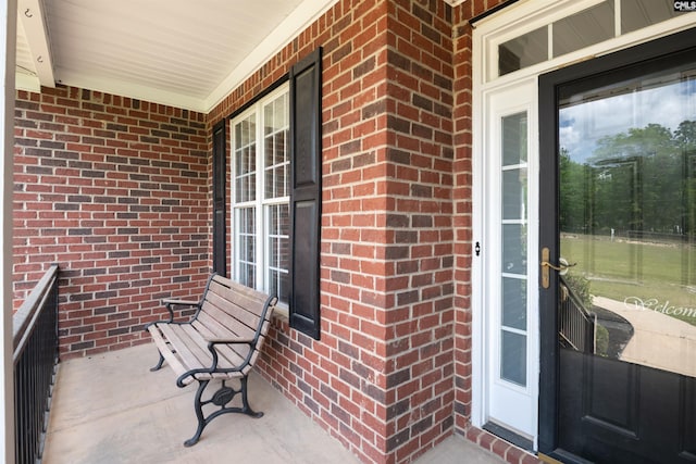 exterior space featuring a porch