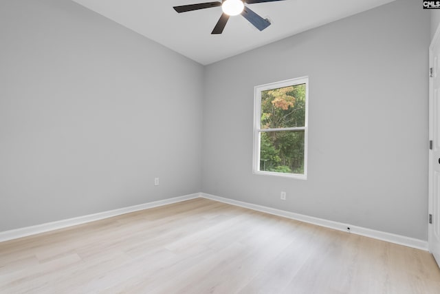 1733 Cody St, Columbia, SC 29203 - unfurnished room featuring a ceiling fan, baseboards, and light wood-style floors