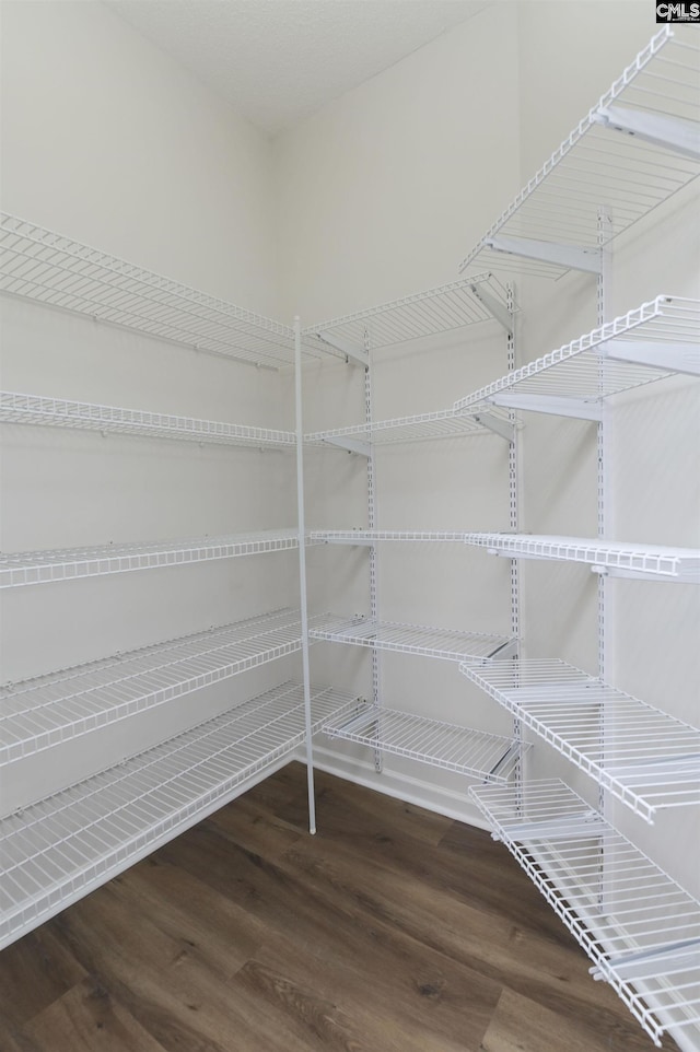view of storage area