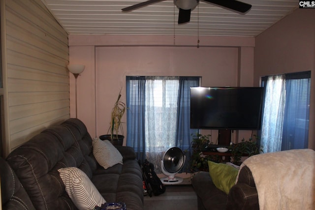 640 Mangrove Trl, Columbia, SC 29229 - living area featuring a ceiling fan