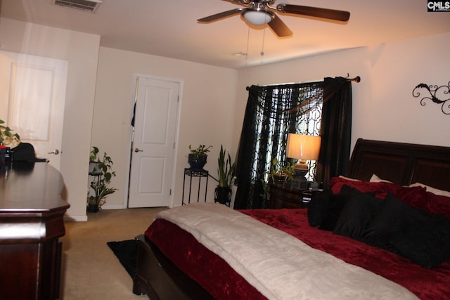 640 Mangrove Trl, Columbia, SC 29229 - carpeted bedroom featuring visible vents and ceiling fan