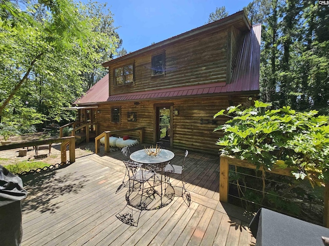 view of deck