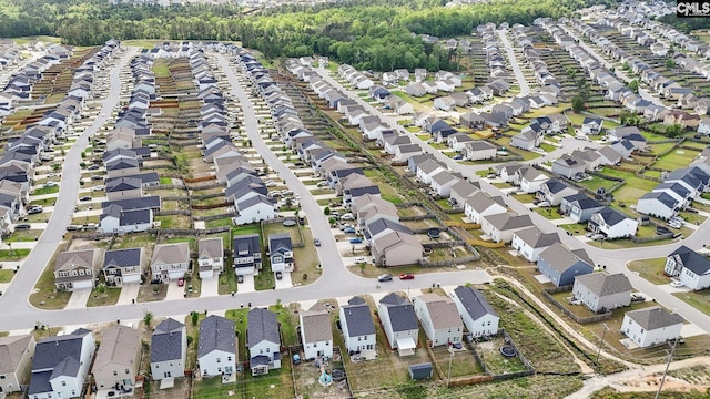 bird's eye view featuring a residential view