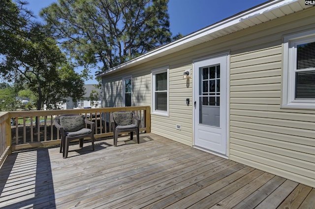 view of deck