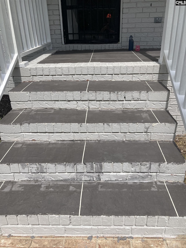 view of stairs