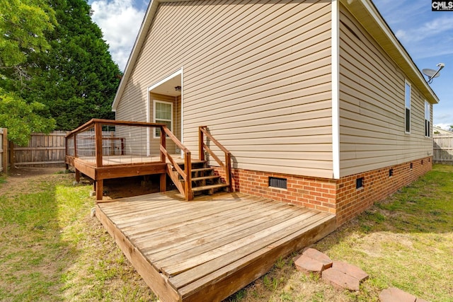 exterior space featuring a yard and a fenced backyard