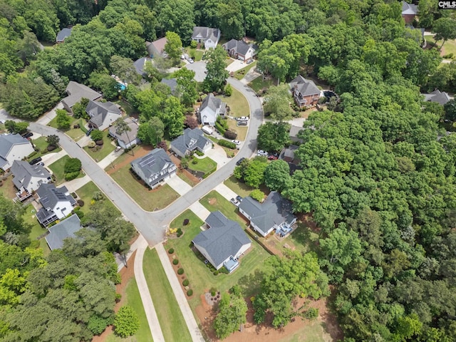 aerial view featuring a residential view