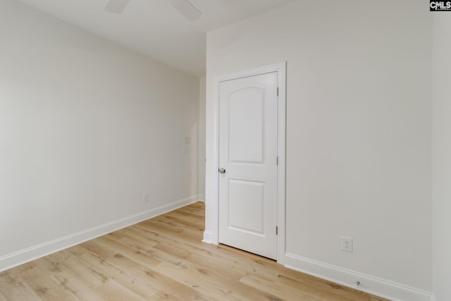 12 Magnolia Bay Ct, Columbia, SC 29229 - unfurnished room with baseboards, light wood-type flooring, and a ceiling fan