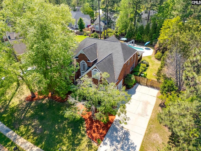 aerial view