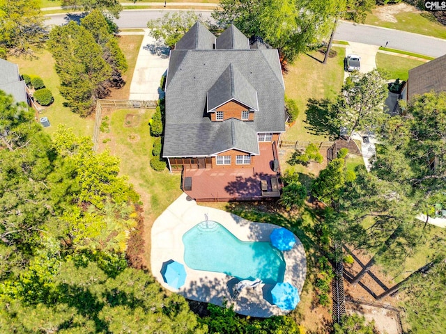drone / aerial view