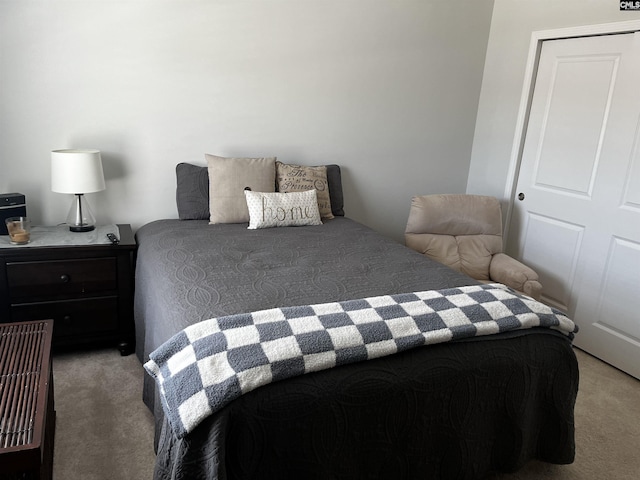 bedroom with carpet flooring