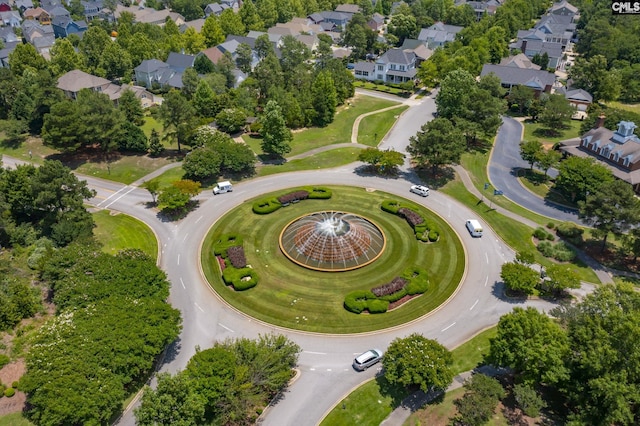 aerial view featuring a residential view