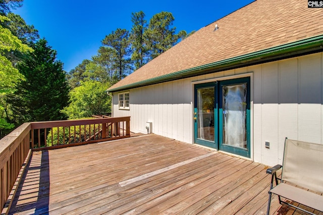 view of deck
