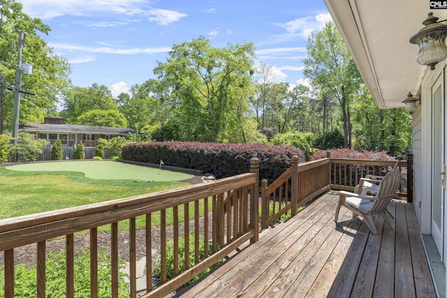 5904 Lakeshore Dr, Columbia, SC 29206 - view of deck