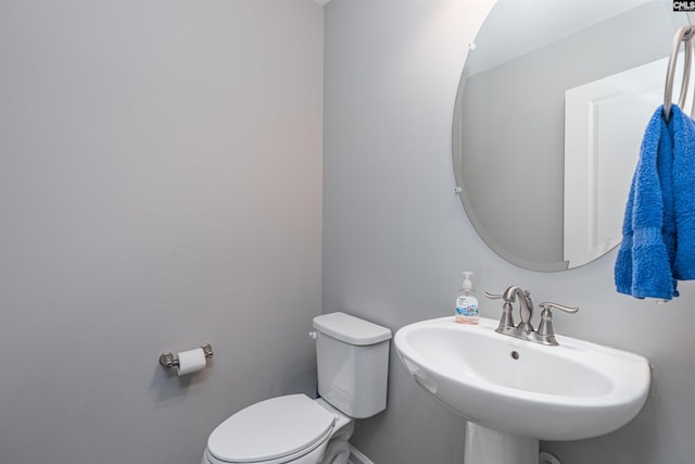742 Westfield Rd, Lexington, SC 29073 - half bath featuring a sink, baseboards, and toilet