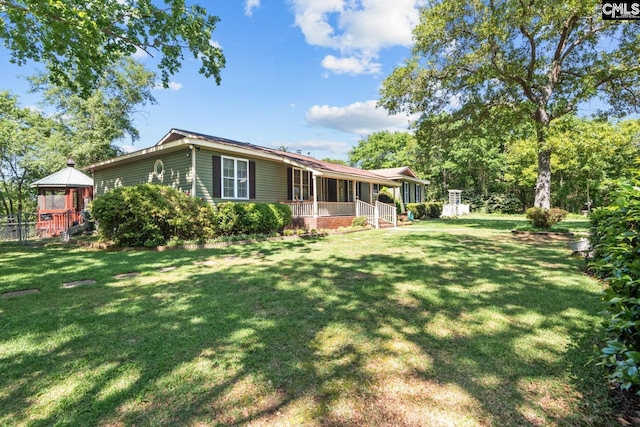 exterior space featuring a sunroom