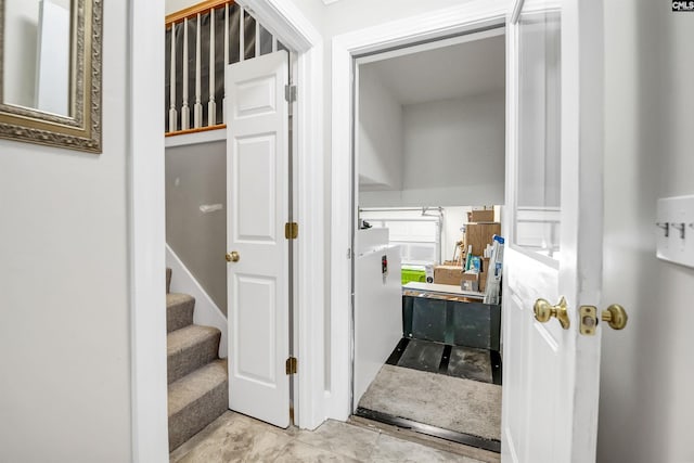 interior space featuring tile patterned floors