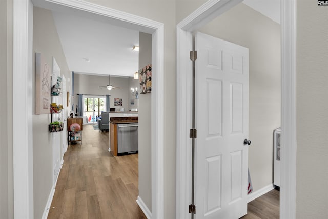 472 Westmoreland Rd, Columbia, SC 29229 - corridor with light wood-type flooring and baseboards